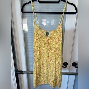 Yellow Floral Sundress